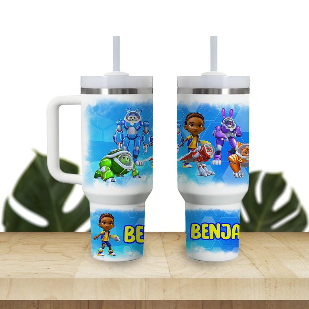 Custom Kids Tumbler 40oz Personalized Name Insulated Bottle Water ...