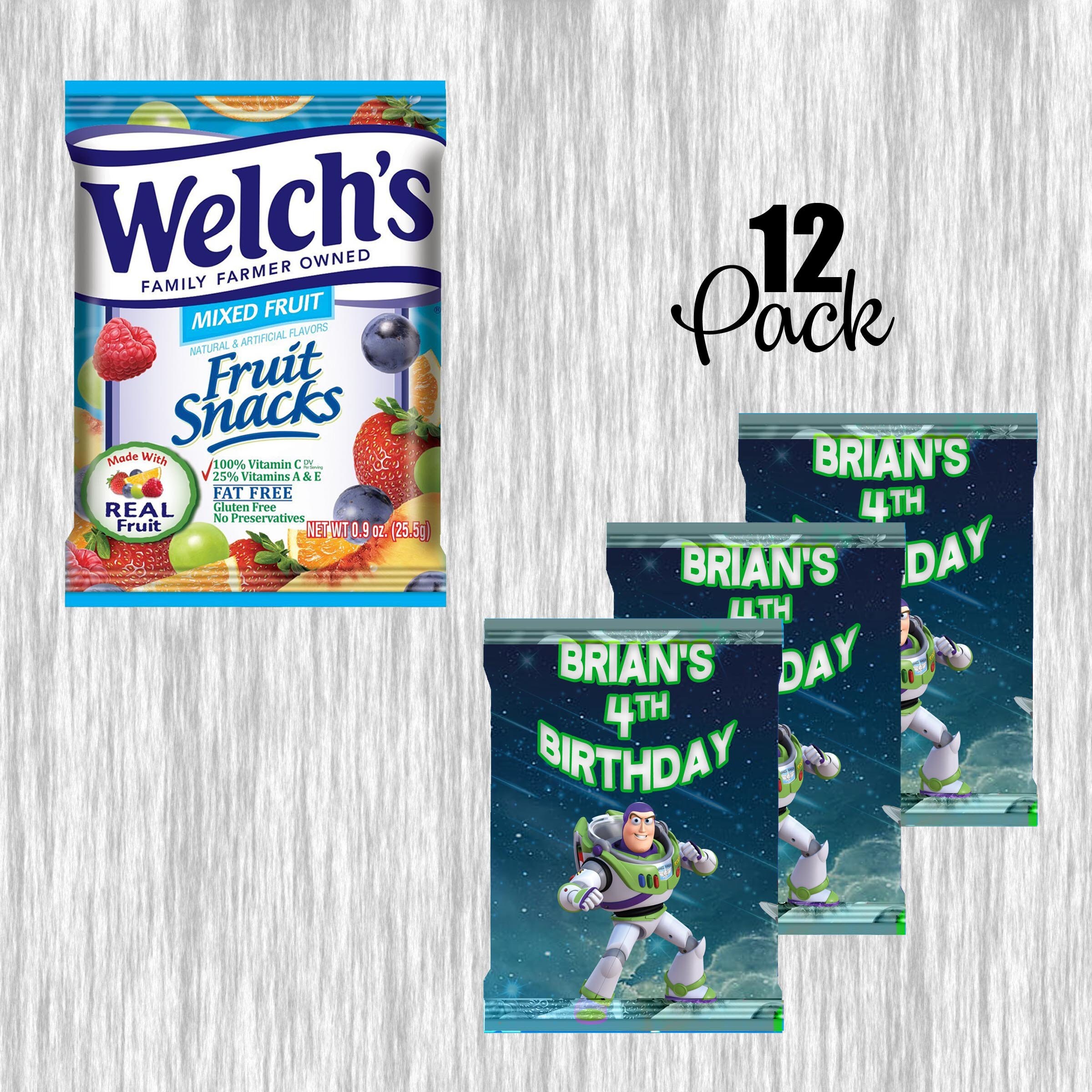 Buzz Lightyear Fruit Snack Digital and Physical Options Etsy