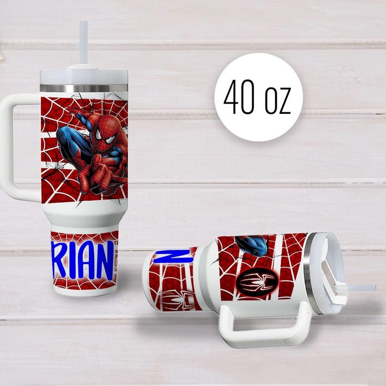 Custom Kids Tumbler 40oz Personalized Name Insulated Bottle Water ...