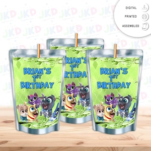 Puppy Dog Pals Personalized Birthday Candle Cake Topper Wax Candle Topper Party Theme Etsy