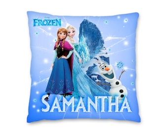 Frozen Pillow with Name - 16in insert included