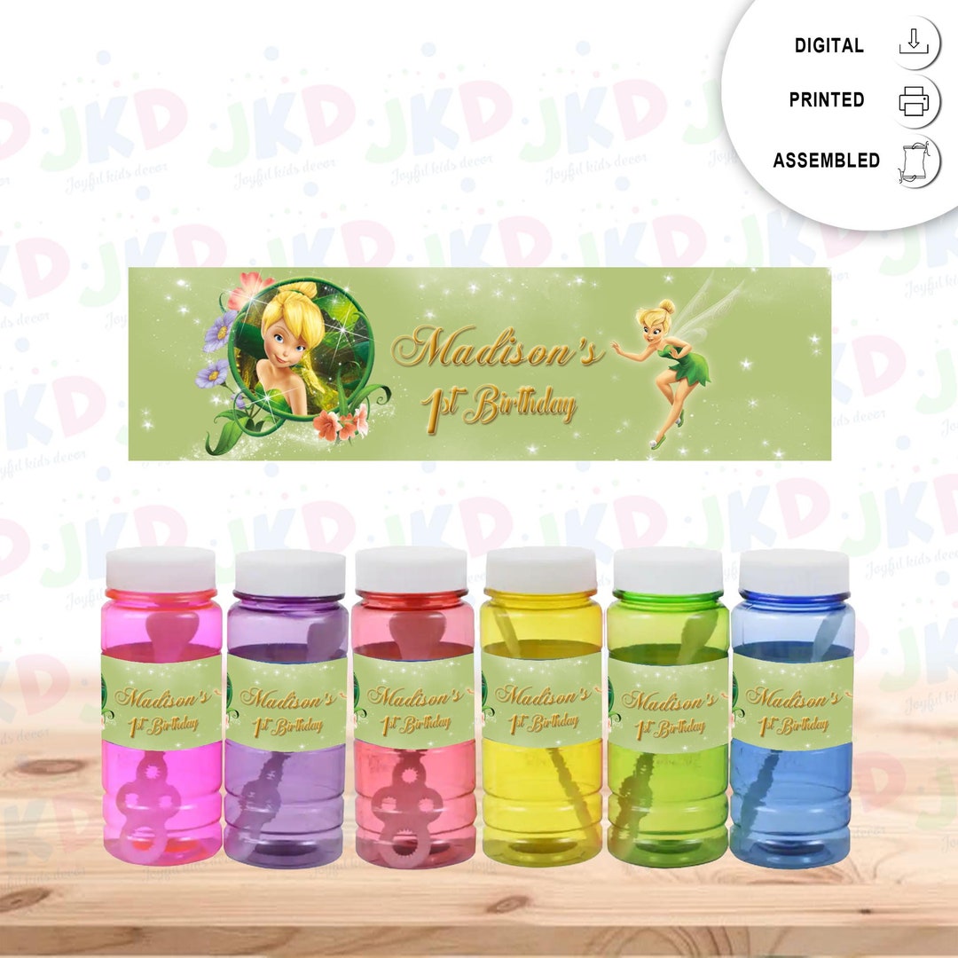 Tinker Bell Bubbles Digital and Physical Options Etsy