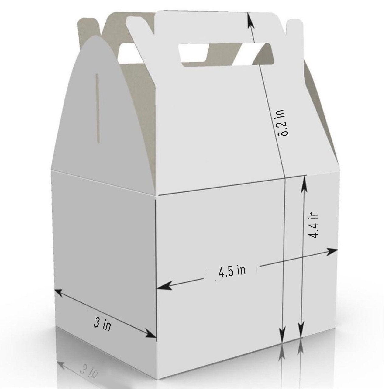 Candyland Candy Gable Box for Birthday Party Favors 12 Pack