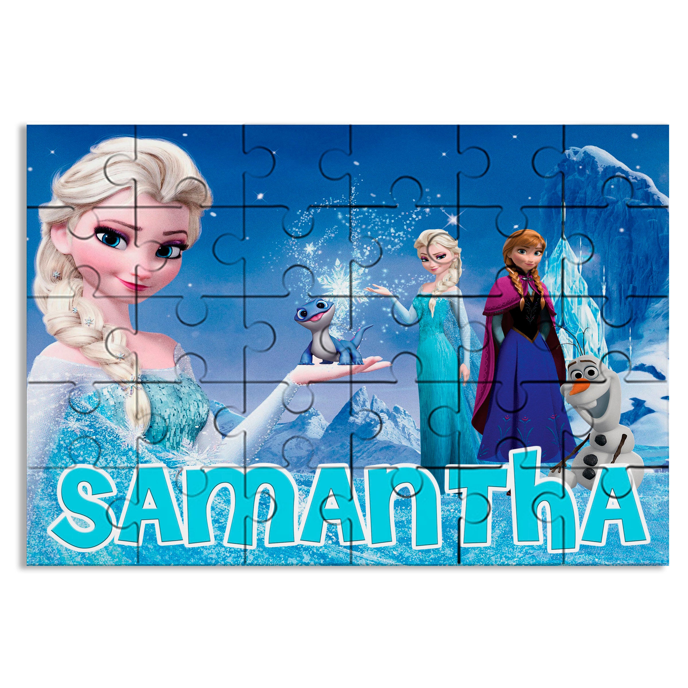 Disney Frozen Puzzle With Lunchbox Case Cardinal Games #28849 NEW -  We-R-Toys