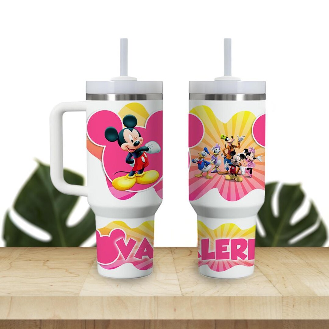 Custom Kids Tumbler 40oz Personalized Name Insulated Bottle Water ...