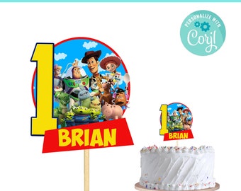 Toy Story Cake Topper | Self-Editing | Instant Download