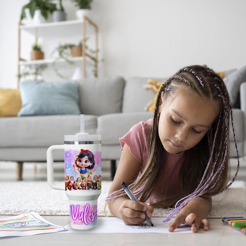 Custom Kids Tumbler 40oz Personalized Name Insulated Bottle Water ...