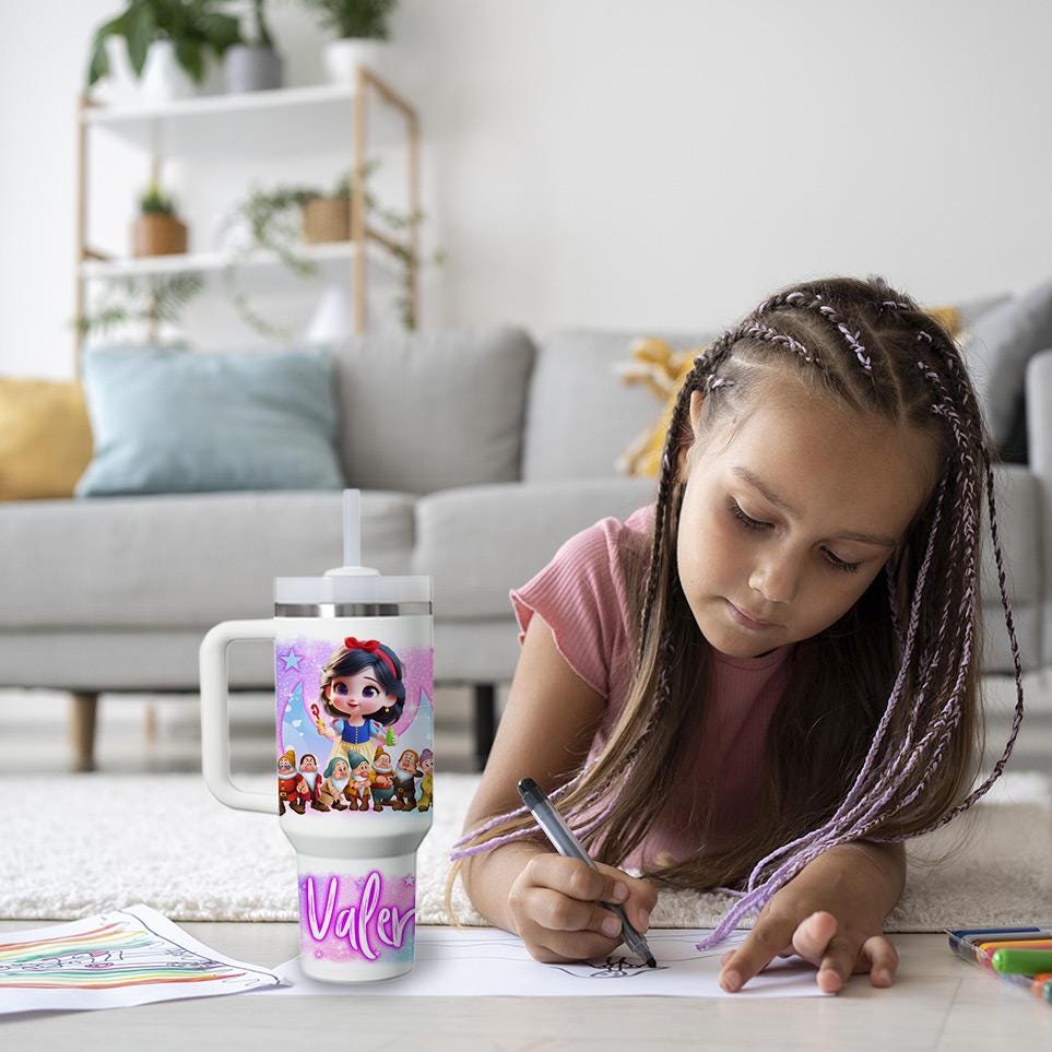 Custom Kids Tumbler 40oz Personalized Name Insulated Bottle Water ...