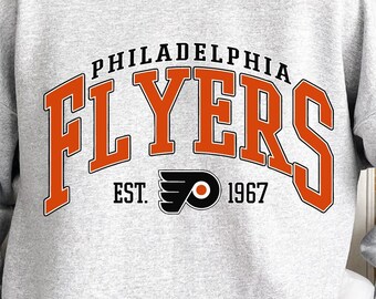Vintage 90s Philadelphia Flyers Pullover Hoodie Sweatshirt NHL Mens Size  Medium