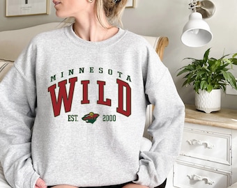 Minnesota Wild NORTH STARS Vintage NHL Crewneck Sweatshirt –  SocialCreatures LTD