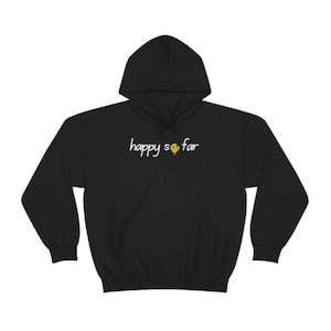 Happy So Far Streetwear Melted Smiley Hoodie