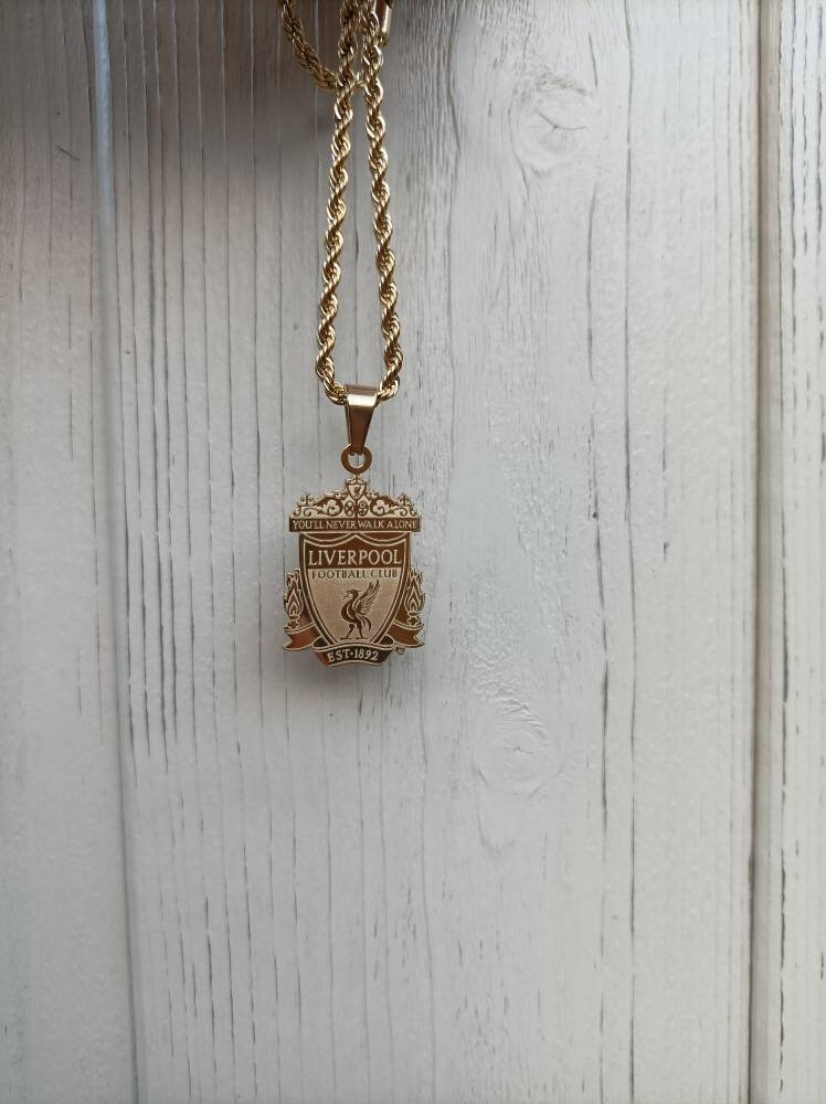 Liverpool fc deals gold pendant