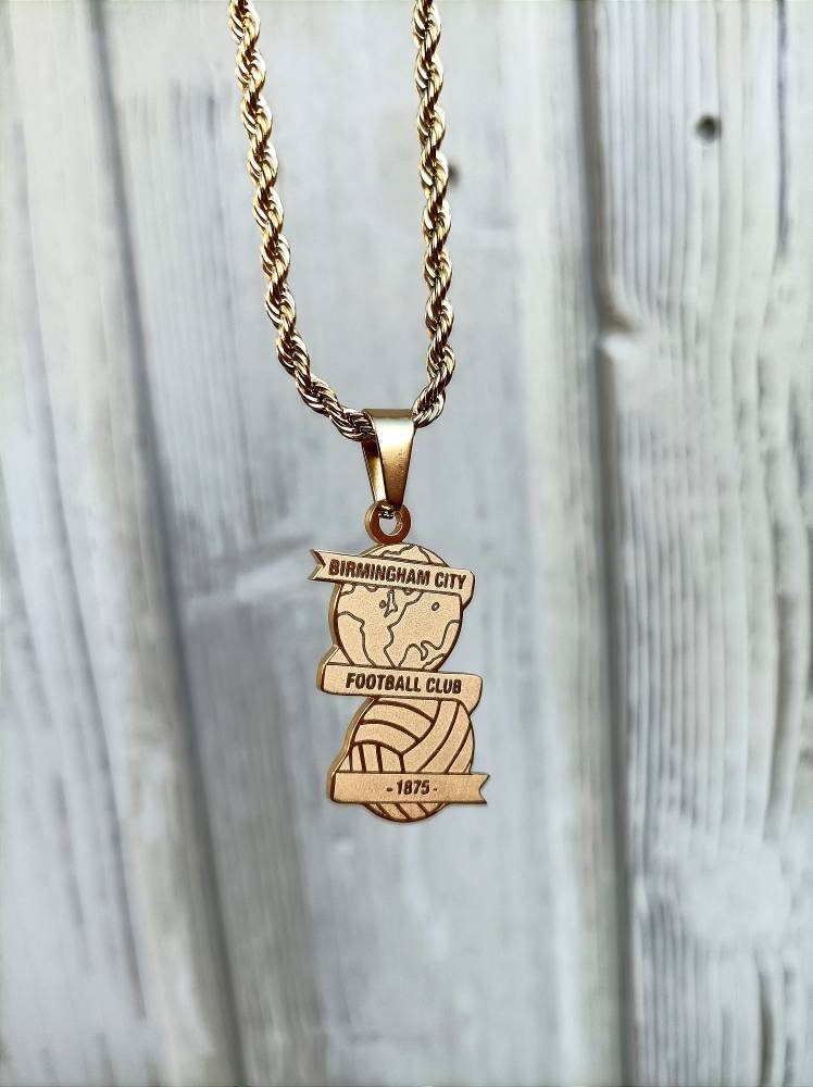 Aston villa shop gold pendant