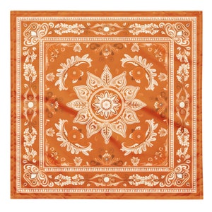 Orange Classic bandana | handkerchief | scarf | vintage | classic | original