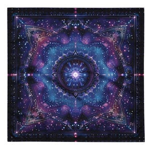 Celestial Bandana, Tapestry, Handkerchief, Neck Scarf, House decoration, Pocket Square, deluxe design.