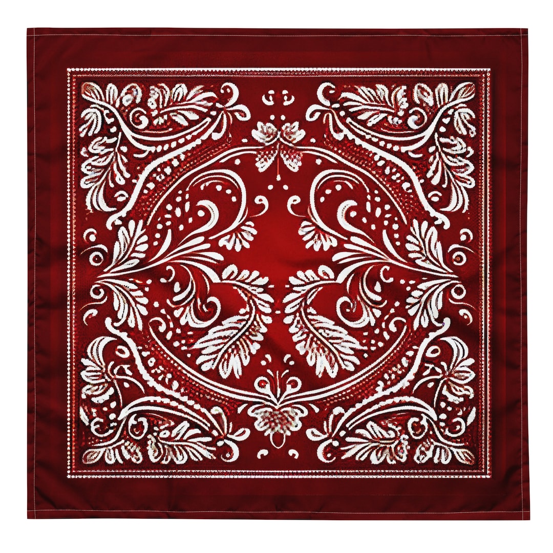 Bandana Red, Neck Bandana Scarf, Pocket Square, Soft Bandanas ...
