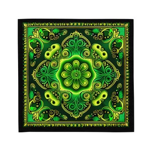Eden Green Paisley Bandana main image 0