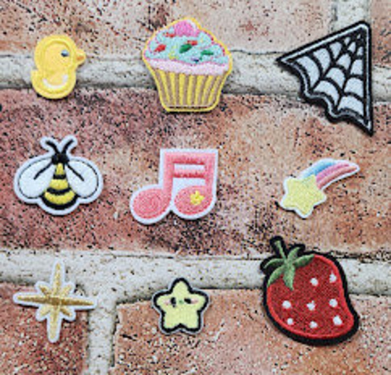 Mini Ironon Patches Etsy