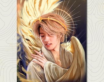 Han - Stray Kids, Sun Angel (Approx A5 Art Print) SKZ - Wall Art - Poster - Fanart