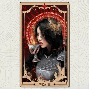 Soyeon - Gidle, die sieben Todsünden, Zorn (ca. A5 Kunstdruck) G-idle - Wandkunst - Poster - Fanart