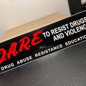 Vintage DARE Bumper Sticker
