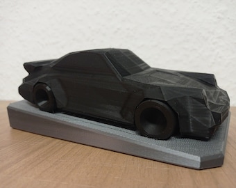 911 Turbo Low Poly Automodel, Wunschfarbe | 3D Druck