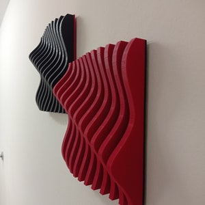 Lot de 3 diffuseurs acoustiques – Améliorez l&#39;acoustique de la pièce avec des panneaux muraux imprimés en 3D pour studio, home cinéma et configuration de streaming