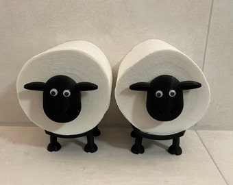 Toilettenpapierhalter Sven das Kloschaf | | 3D Gedruckt