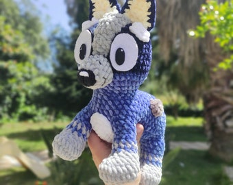 Blue Puppy Heeler baby Crochet Pattern
