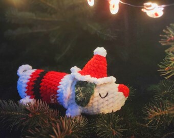 Blue Heeler Long Dog Christmas Crochet Pattern