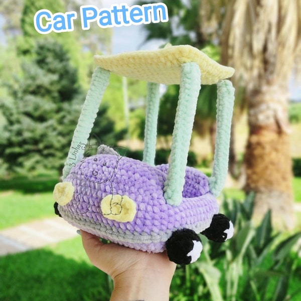 Car to play, ONLY Car Crochet Pattern