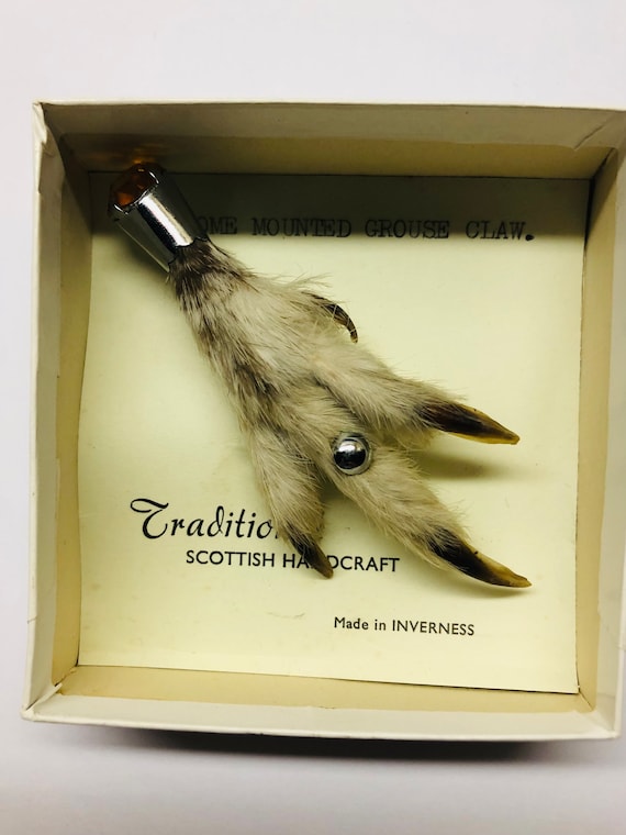 Grouse Claw, chrome mounted. Traditional Scottish 