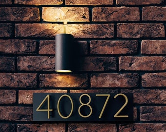 Outdoor Metal House Number | Metal House Sign plaque | Metal house numbers vertical | Metal house numbers Horizontal | Custom Address Sign