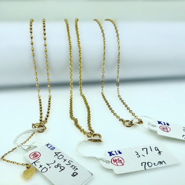 K18 Japan Jewelry - Etsy
