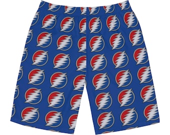 Grateful Dead Board Shorts, Music Festival Swim Trunks