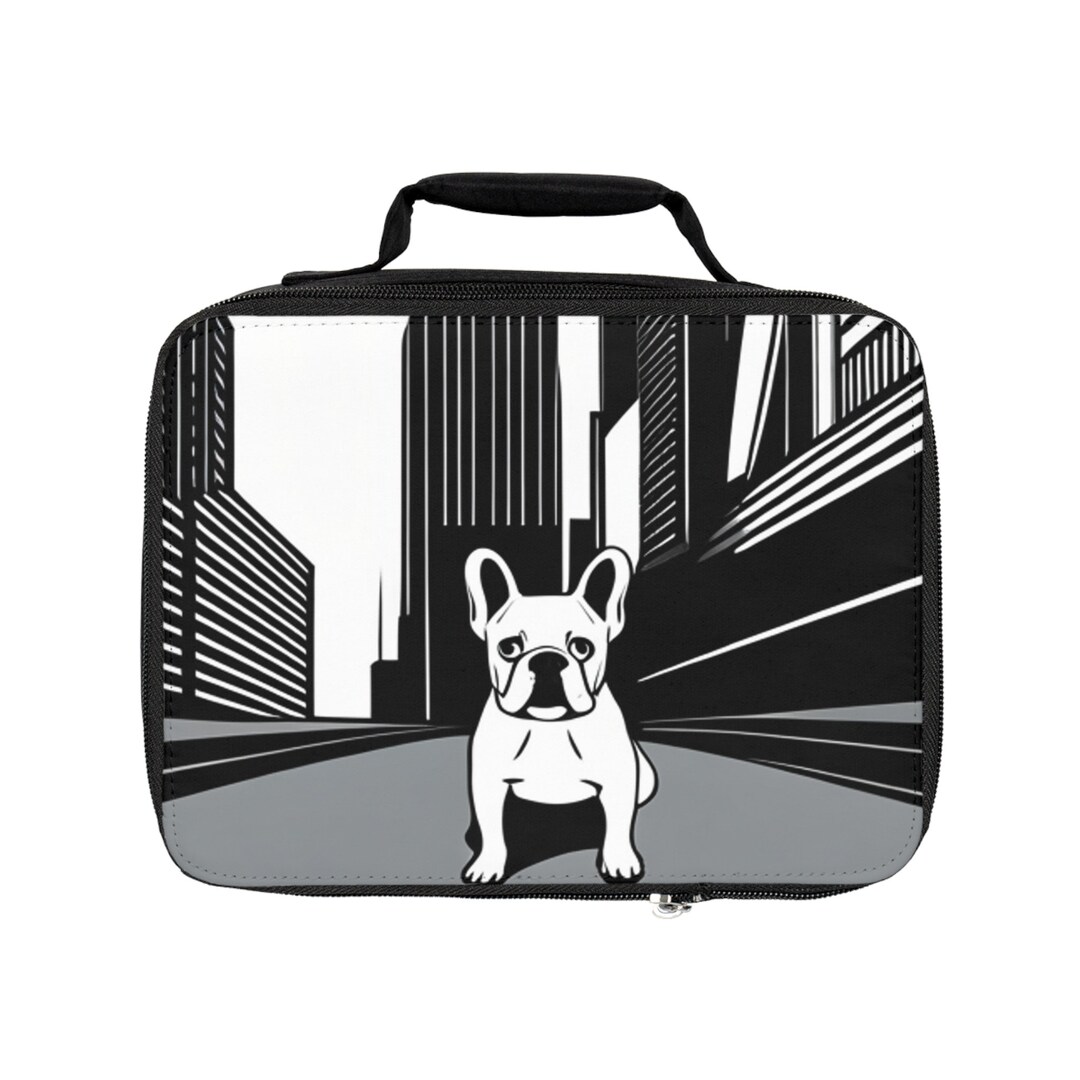 Frenchie in the City Lunch Bag Etsy