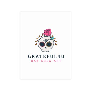Zestaw pocztówek - Grateful4U Bay Area Art | Unikalne kartki okolicznościowe, wydruki artystyczne, zestaw artykułów piśmienniczych, etykiety na prezenty, artykuły rzemieślnicze
