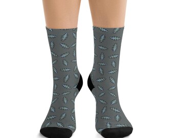 Eco-Friendly Leaf Print Socks, grateful dead socks