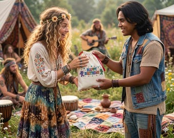 Geburtstagsbären-Geschenktüte | Gastgeschenktüte für die Geburtstagsparty, Grateful Dead-Geschenktüte, Geschenk für Deadheads, für sie, ihn, Mama, Papa