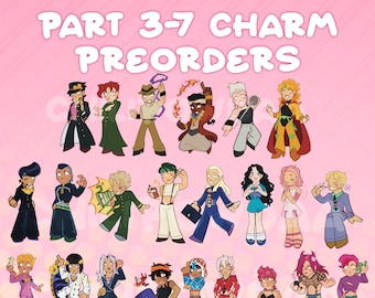 ENDS 5/23: CHARM PREORDERS Part 3-7 | 3in Clear Acrylic Charms