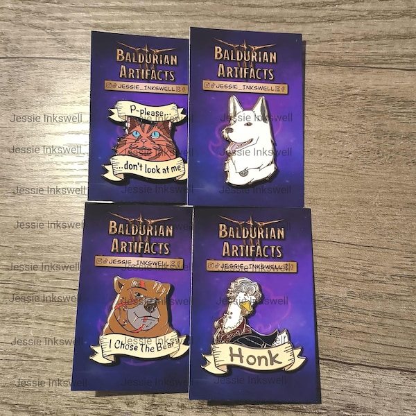 Baldur’s Gate 3 Hard Enamel Pin