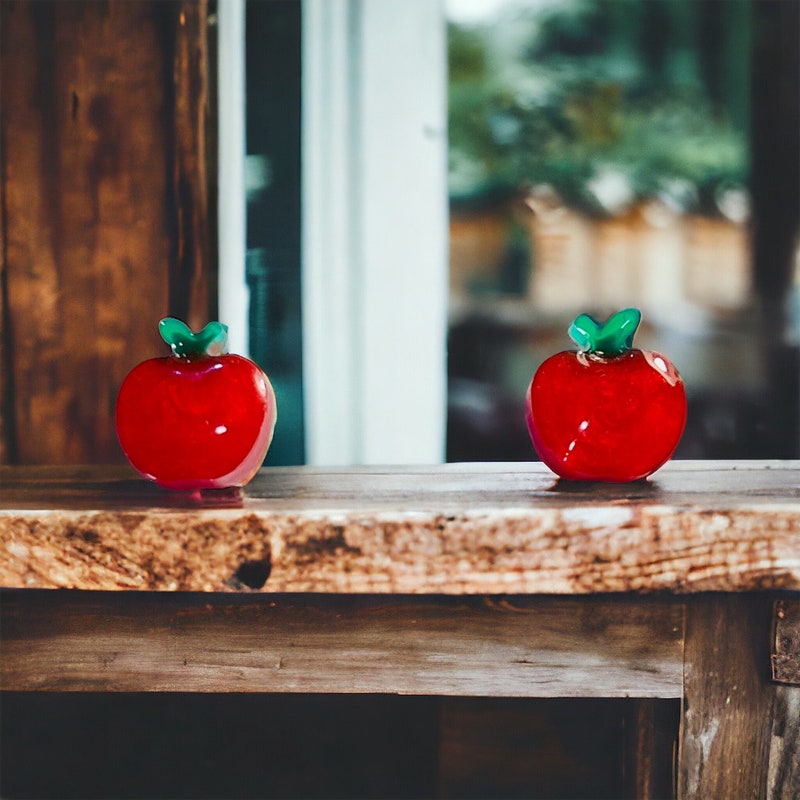 Ada Candy Apple Red Earrings