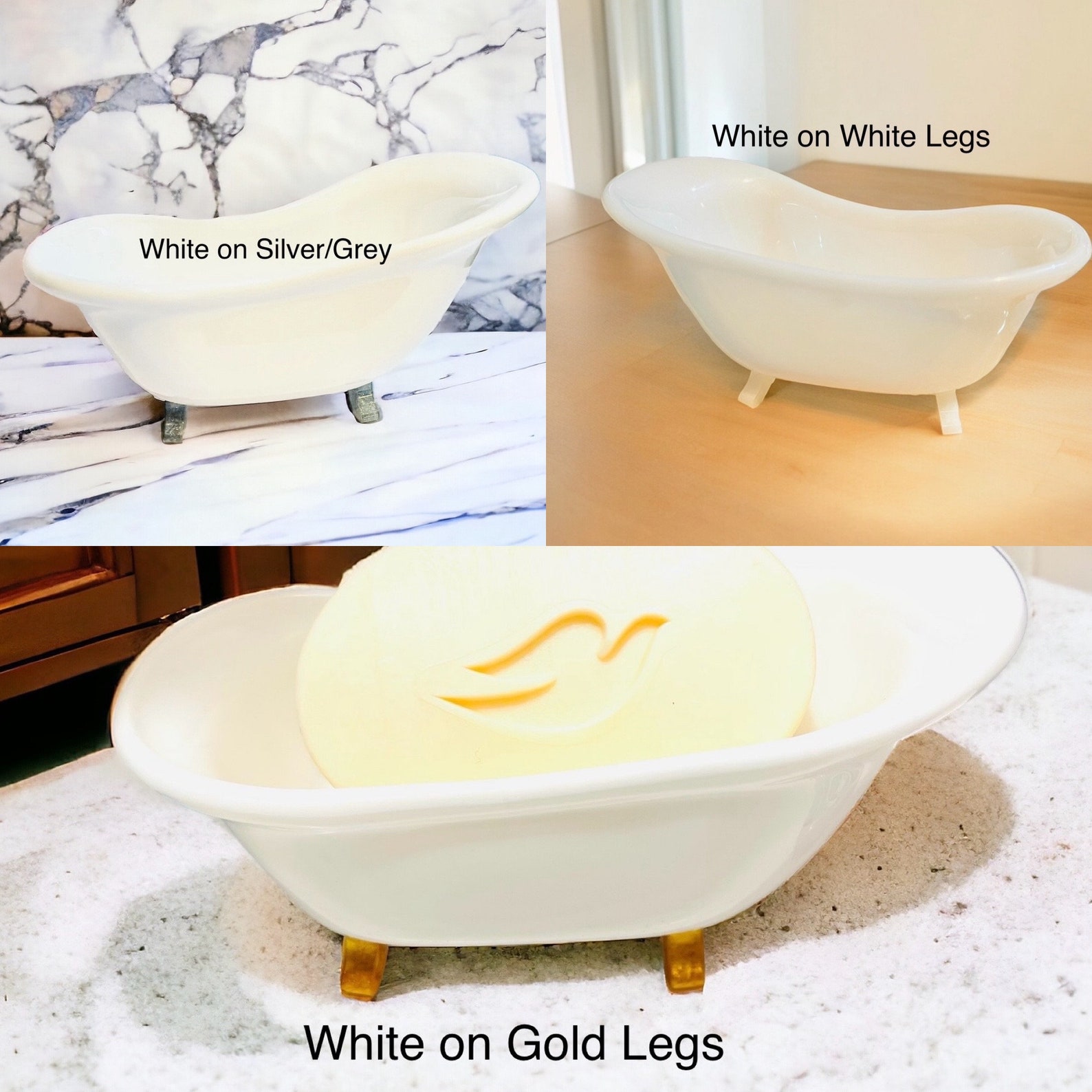 Bathtub Shaped Soap Dish Multi Color Choices/request Color Bathroom
