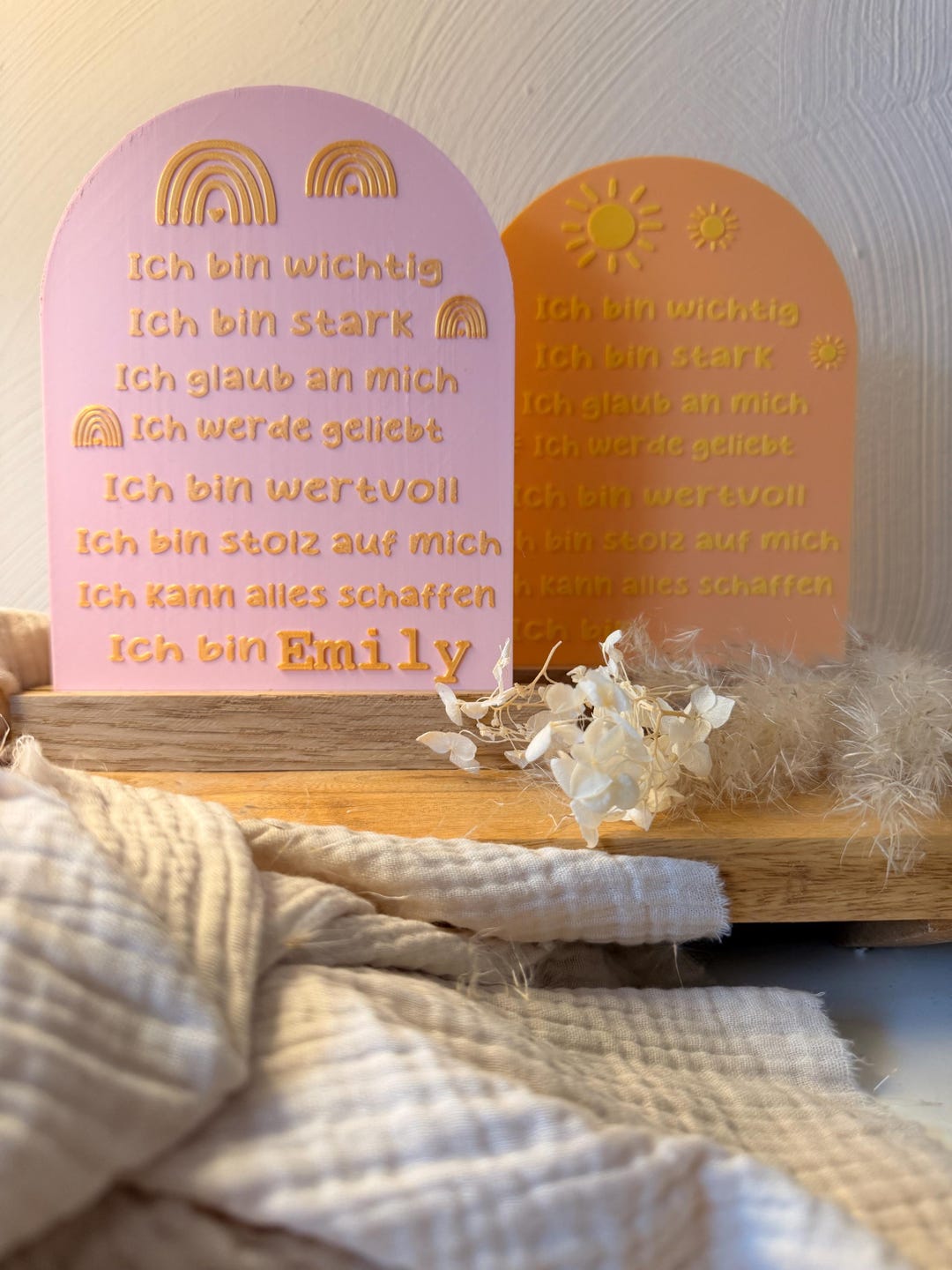 3D Printed Affirmation Display Stand Including Stand, 3mf Format ...