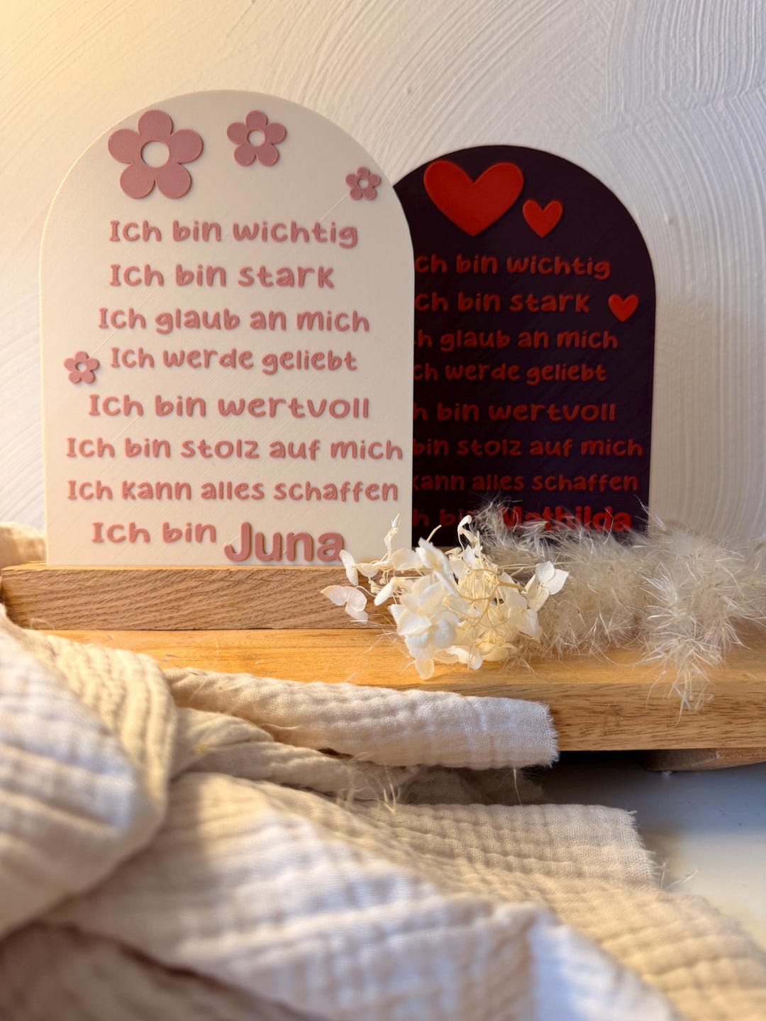 3D Printed Affirmation Display Stand Including Stand, 3mf Format ...