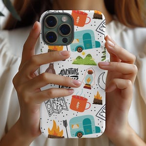 Adventure Calling Phone Case, Outdoor Theme, Camping Accessories, Gift for Nature Lovers, Adventure Seekers, Hiking Gear, Travel Aesthetic