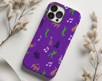Jazz Music Lover Phone Case, iPhone, Galaxy, Saxophone Piano Musicians Protective Accessory, Jazz Band Themed, New Orleans Gift, Unique Art