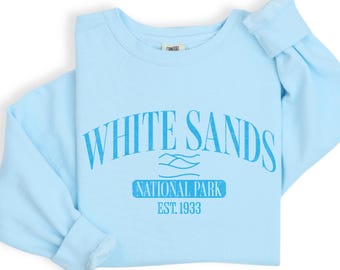 White Sands National Park Vintage Sand Dunes Crewneck Sweatshirt