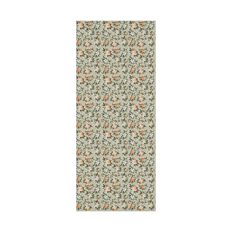 Orange Blossom Fruit Wrapping Paper Roll and Sheet, Florida Floral Party Supplies and Decor Citrus Gift Wrap, Little Cutie Baby Shower Theme image 6