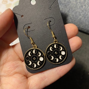Moon Phase Earrings